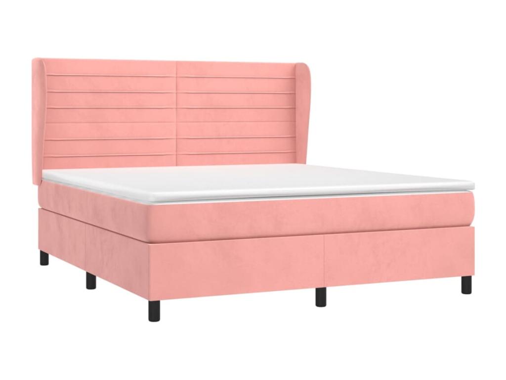 Mattress - with Mattress, Pink, 180 x 200 cm