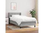 Mattress - with Mattress, Gray, 100 x 200 cm