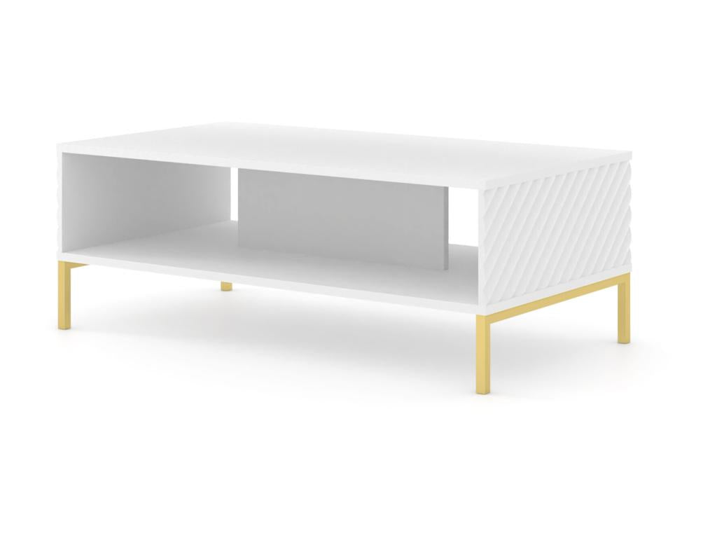 Coffee Table - White, 90 x 60 cm
