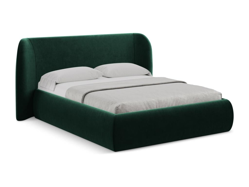 Storage Bed - Green, Velvet