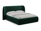 Storage Bed - Green, Velvet
