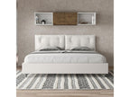 Bed Base - White, Faux Leather