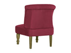 Chair (Set of 2) - Red, Fabric