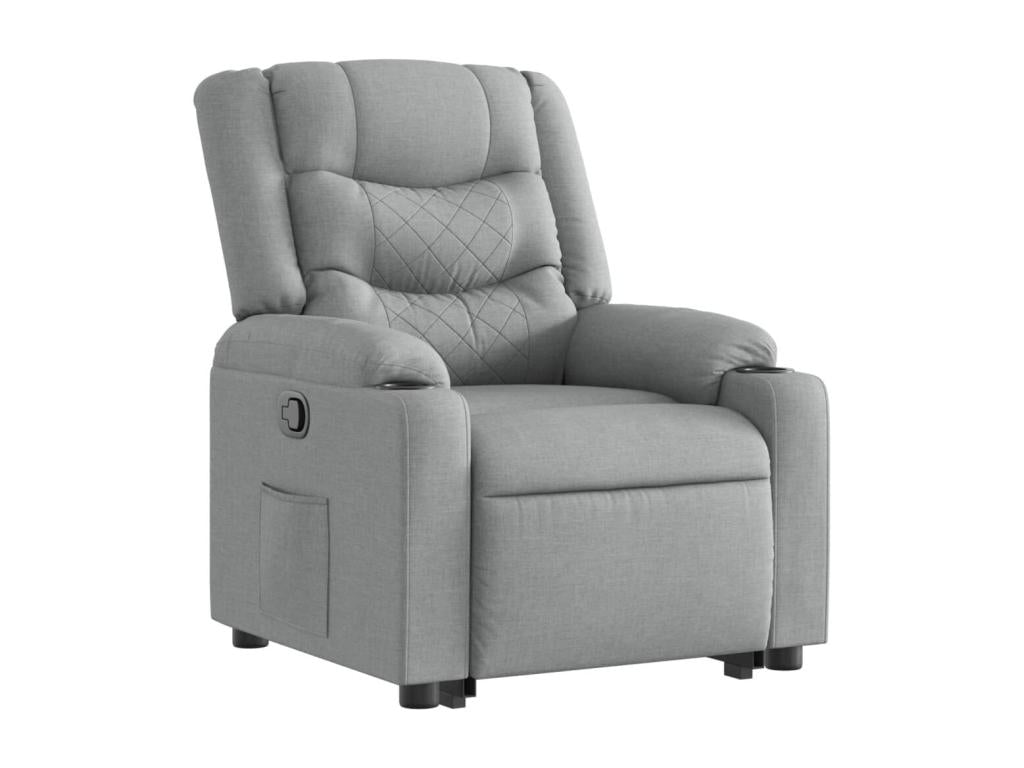 Armchair - Gray, Fabric