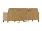 Sofa - Brown, Velvet