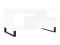 Coffee Table - White, 90 x 49 x 45 cm