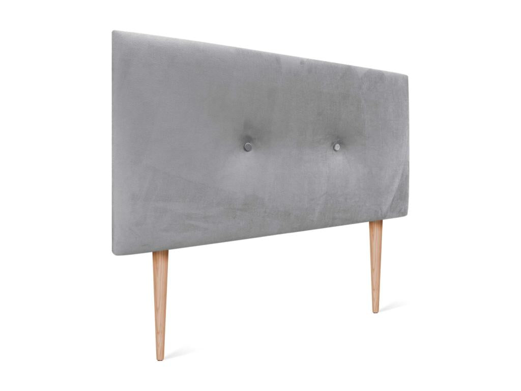 Headboard - Gris Light, Velvet