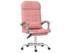 Armchair - Pink, Faux Leather