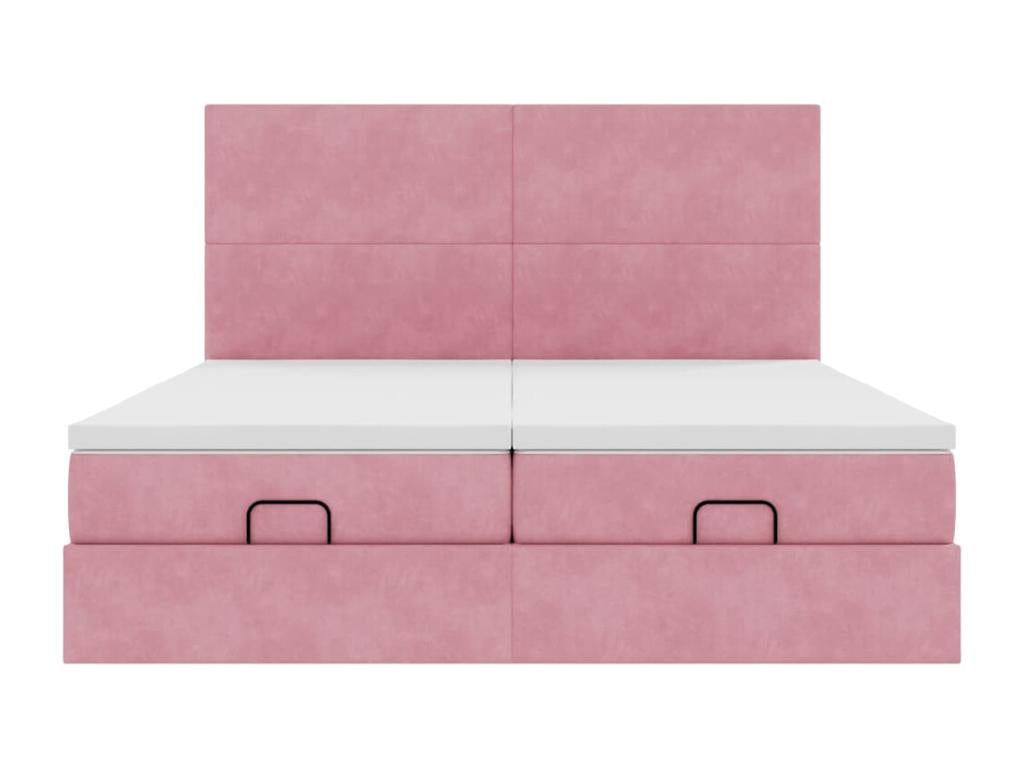 Mattress - with Mattress, Pink, 200 x 200 cm