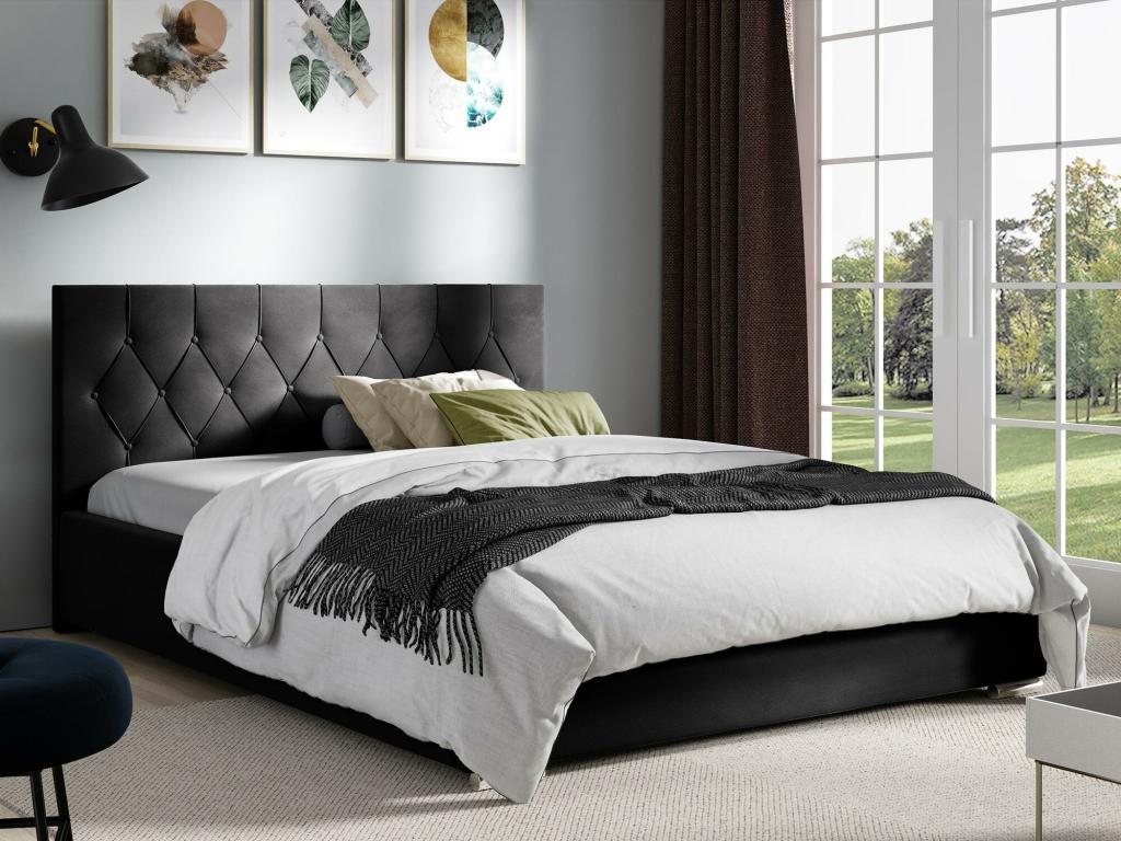 Bed Base - Black, 138 x 222 x 92 cm