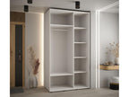 2-Door Wardrobe - Sliding Doors, White/Brown/Black, 235.2 x 140 x 60