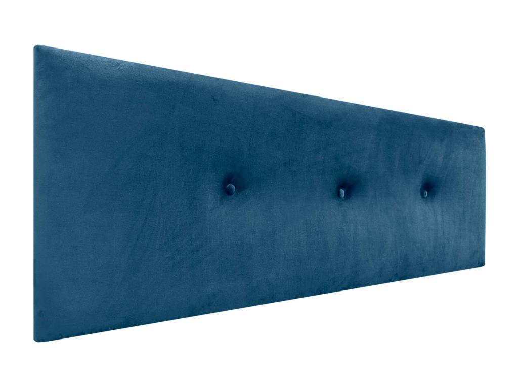 Headboard - Blue, Velvet