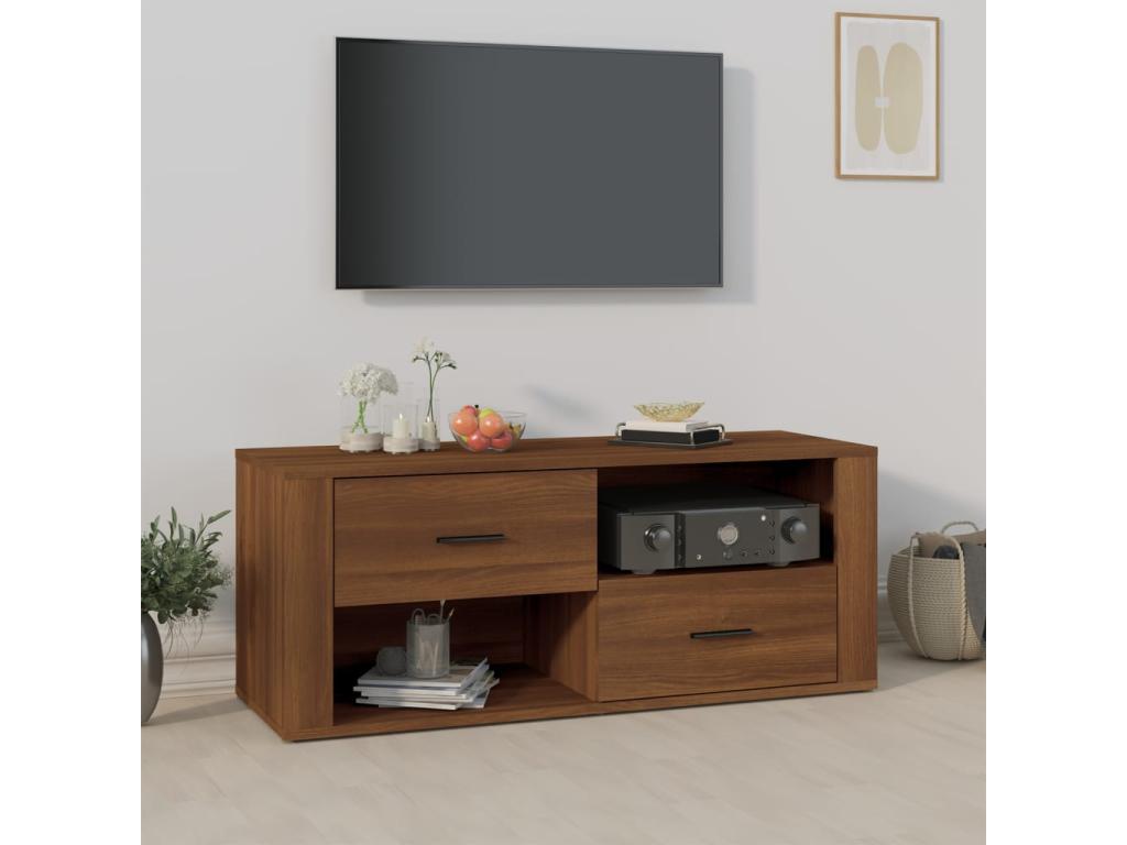 TV Stand - Brown, 100 x 35 x 40 cm