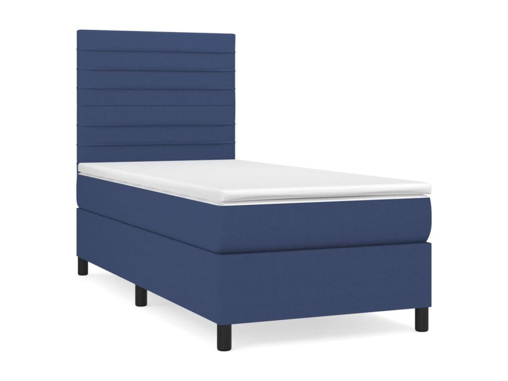 Mattress - with Mattress, Blue, 90 x 200 cm