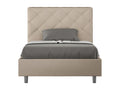 Bed Base - Taupe, Faux Leather