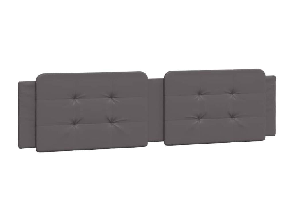 Headboard - Gray, Faux Leather