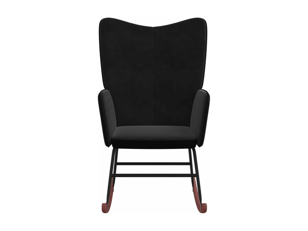 Chair - Black, Velvet