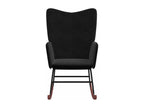 Chair - Black, Velvet