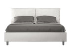 Bed Base - White, Faux Leather