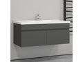 2-Door Cabinet - Gris Anthracite, 99 x 45 x 40 cm
