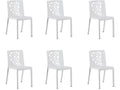 Chair (Set of 6) - White, Resin