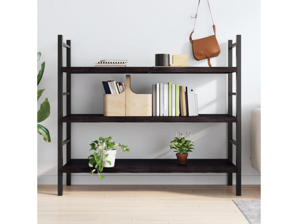 Bookcase - Brown, Oak Wood