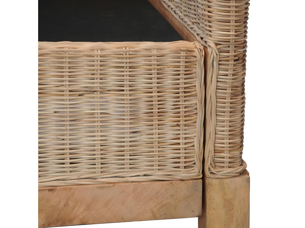 Armchair - with Cushions, Brown