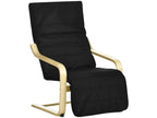 Armchair - Black, Fabric