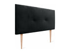 Headboard - Black, Velvet