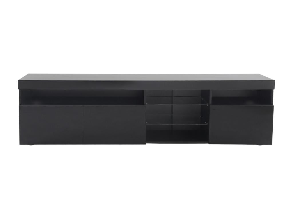 TV Stand - Black, 180 x 35 x 45 cm