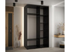 2-Door Wardrobe - Sliding Doors, Brown/Black, 235.2 x 140 x 60