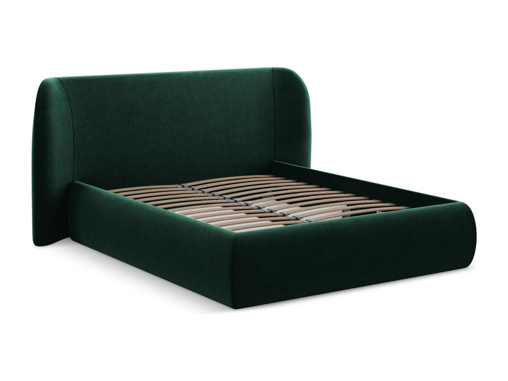 Storage Bed - Green, Velvet