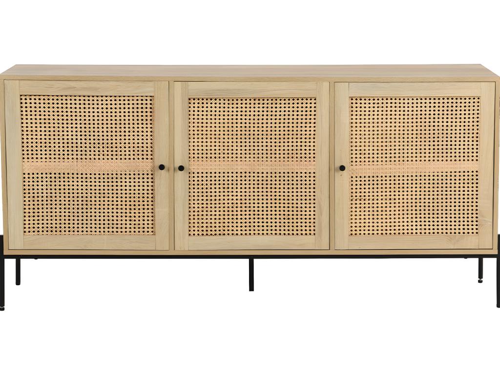 3-Door Sideboard - Brown
