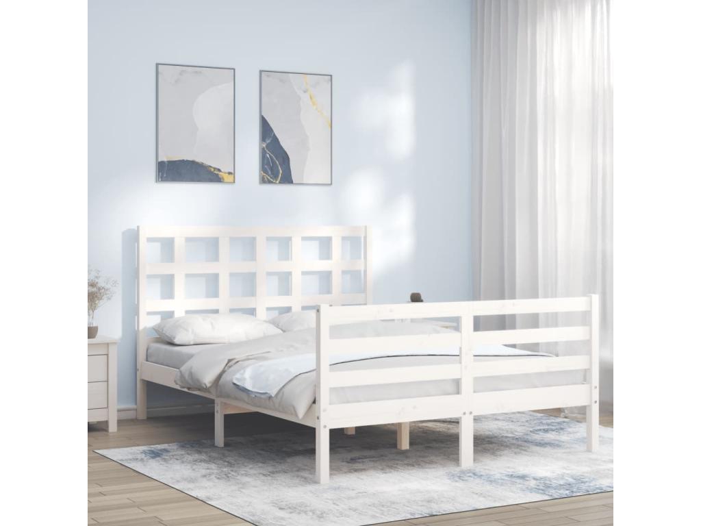 Headboard - White, 140 x 190 cm