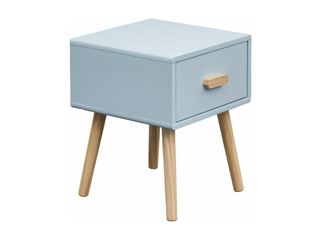 Nightstand - Bleu Turquoise, 44 x 35 x 35