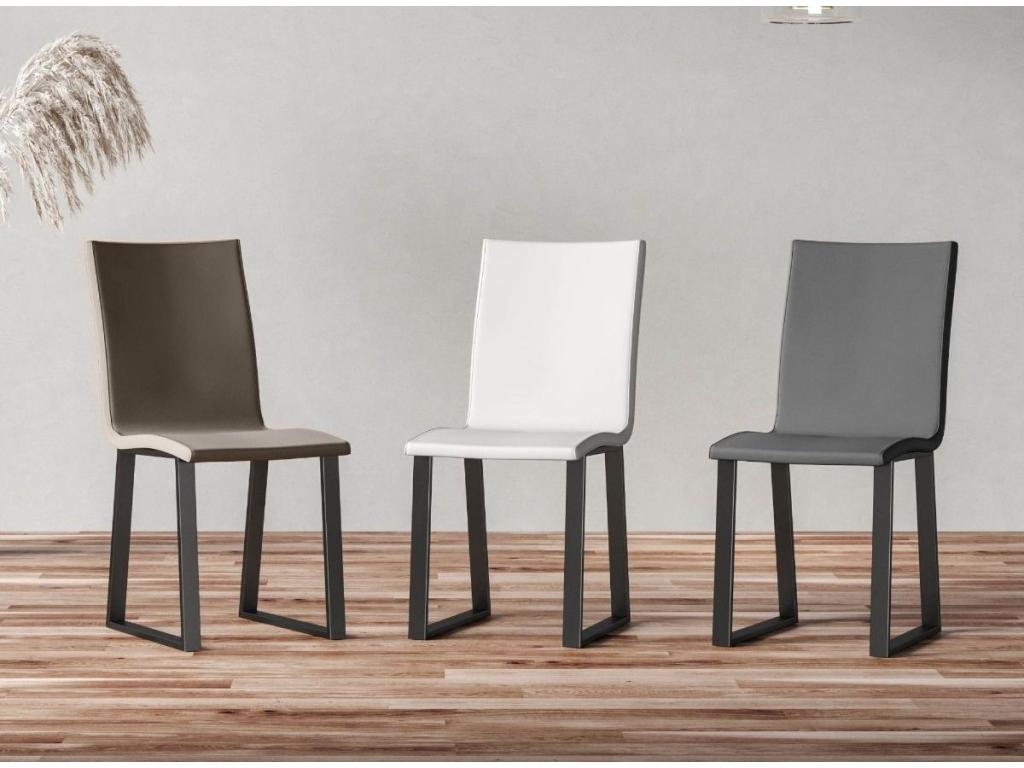 Chair - Brown, Metal