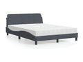 Mattress - with Mattress, Gray, 140 x 200 cm