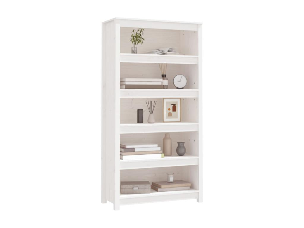 Bookcase - White, 80 x 35 x 154 cm