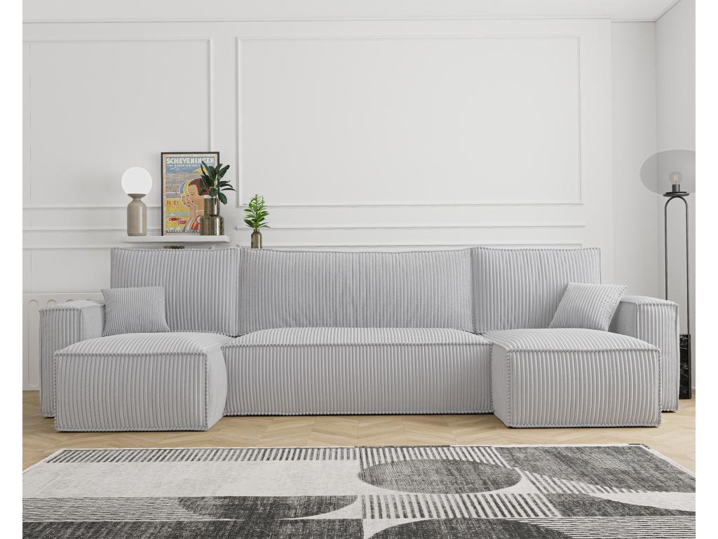 Sofa - Gris Light, Velvet