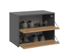 2-Door Cabinet - Brown/Gray, 60 x 36 x 44 cm