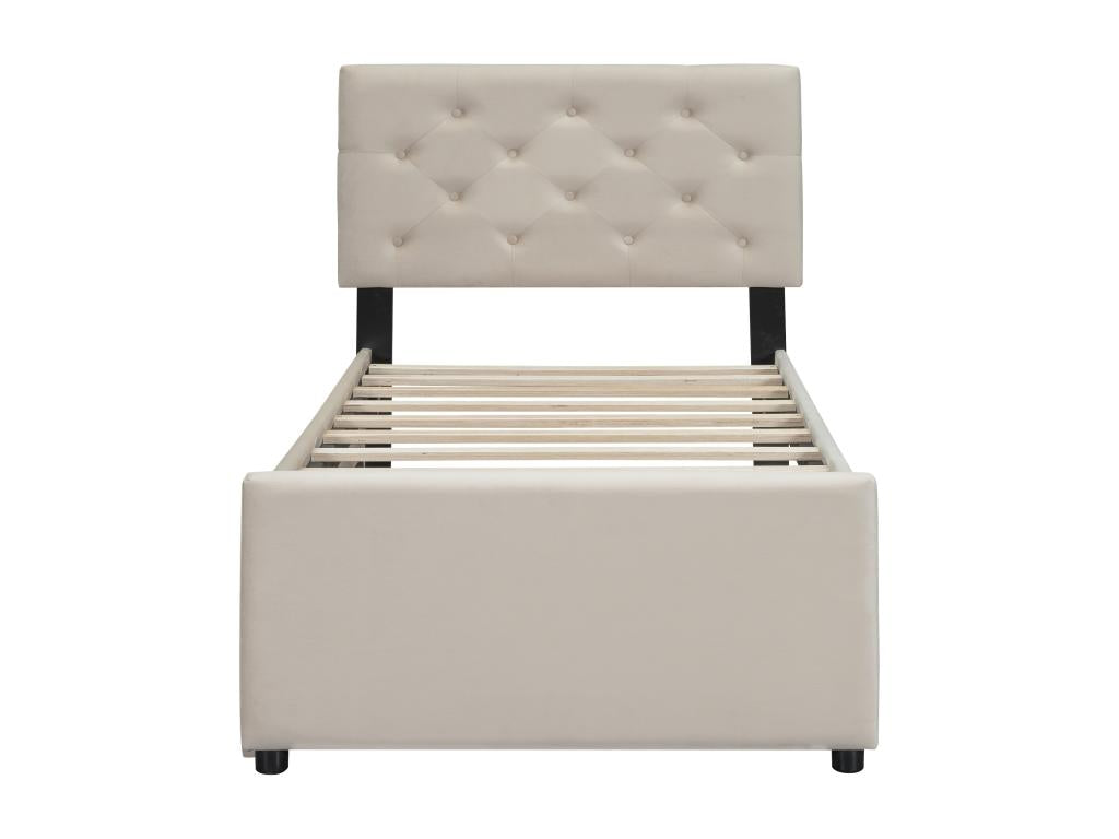 Mattress - Beige, 90 x 200 cm