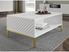 Coffee Table - White, 90 x 60 cm