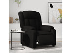Armchair - Black, Faux Leather