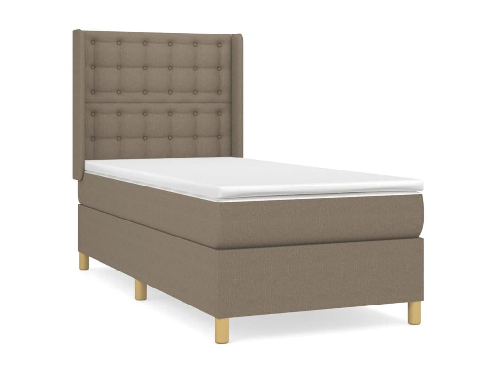 Mattress - with Mattress, Taupe, 80 x 200 cm