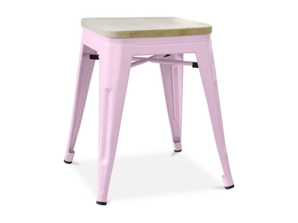Stool - Pink, Wood
