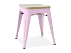 Stool - Pink, Wood
