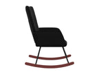 Chair - Black, Velvet