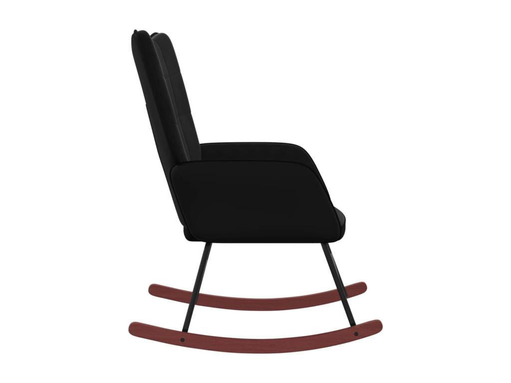 Chair - Black, Velvet