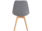 Chair (Set of 4) - Gris Light, Fabric