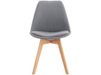 Chair (Set of 4) - Gris Light, Fabric